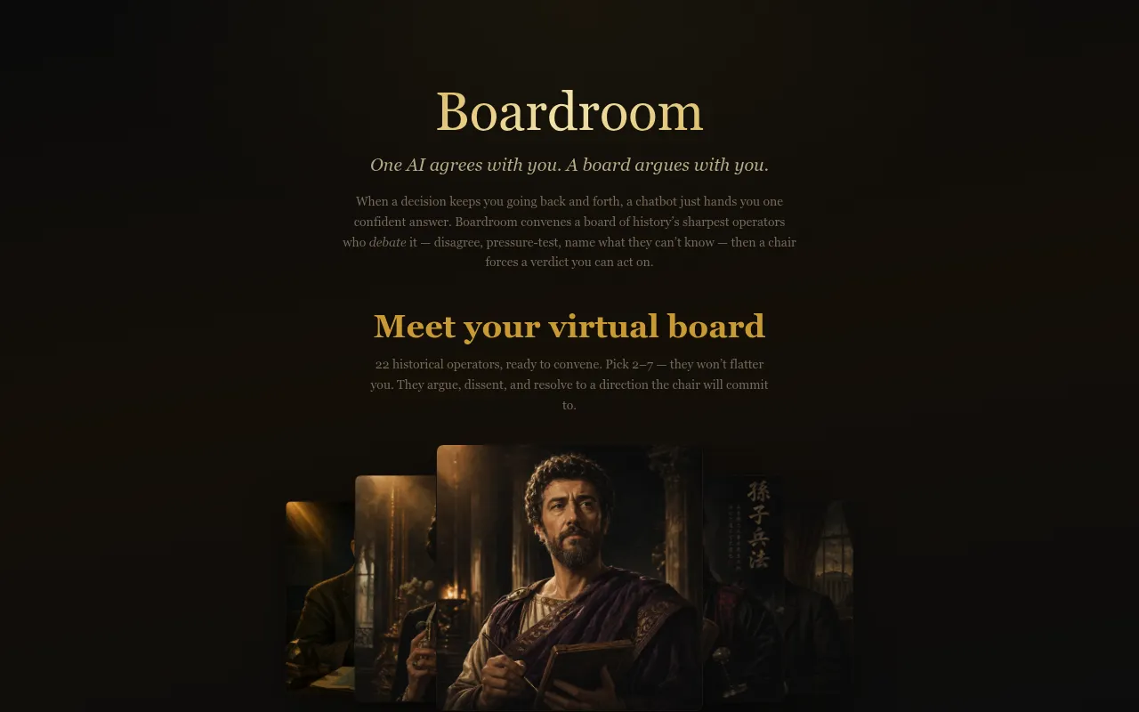 Boardroom screenshot