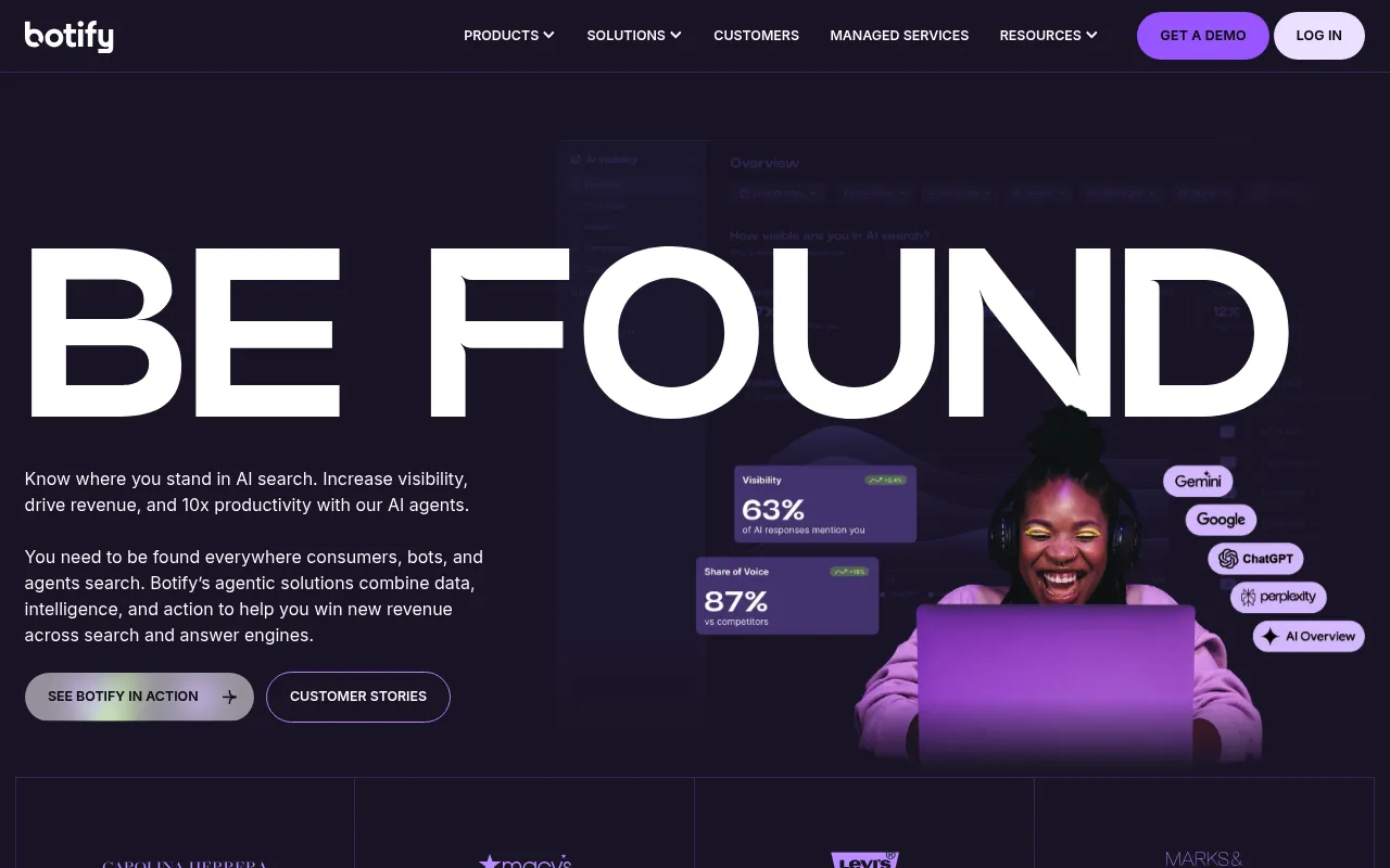 Botify screenshot