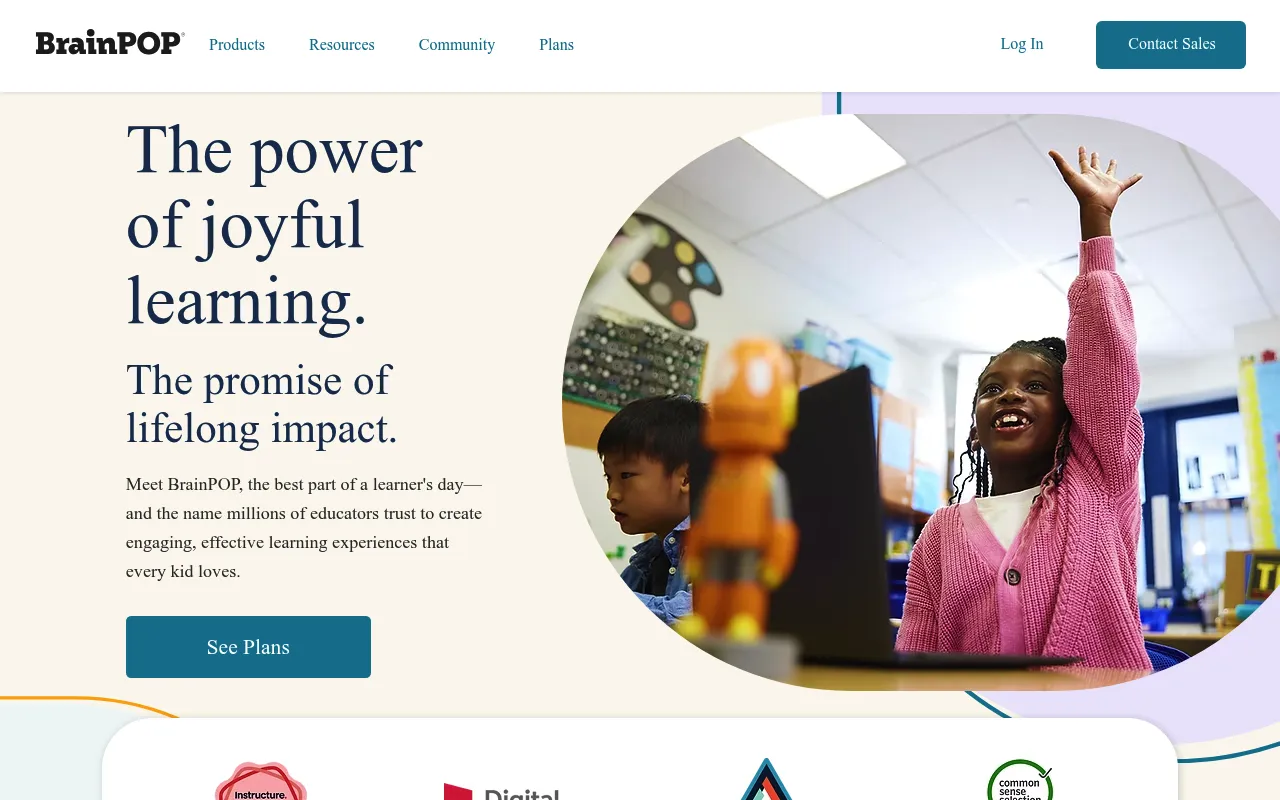 BrainPOP screenshot