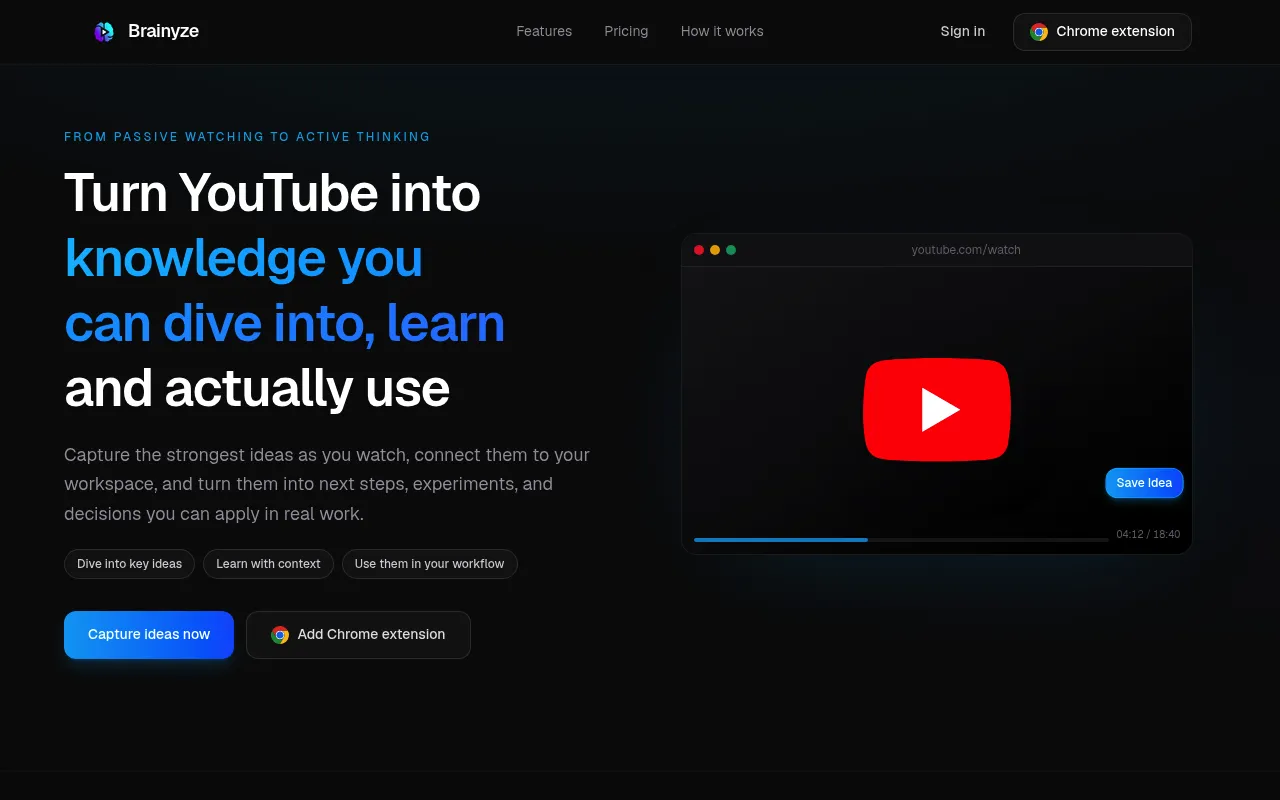 Brainyze screenshot