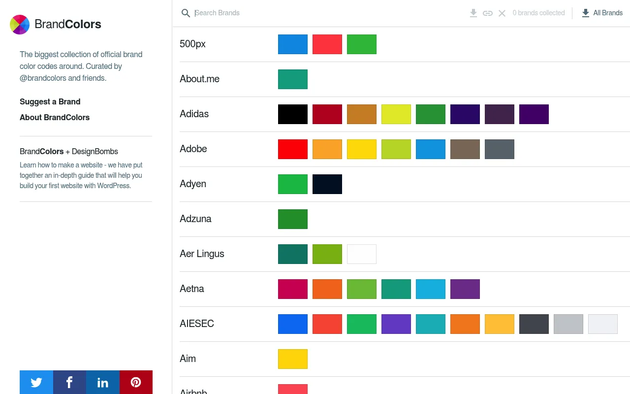 BrandColors screenshot
