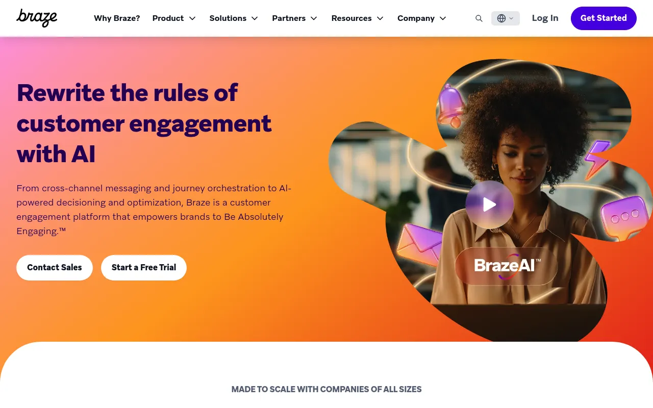 Braze screenshot