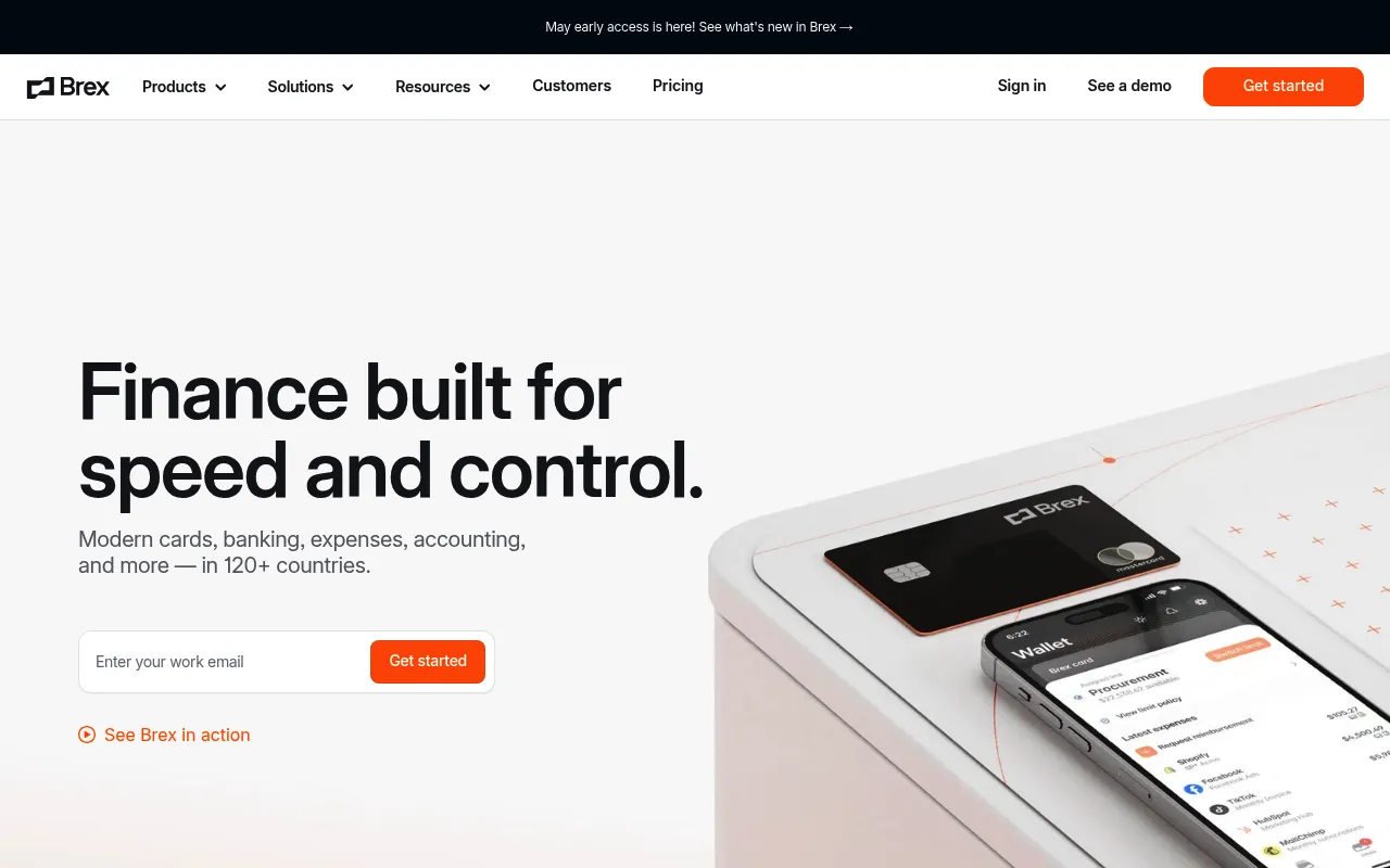 Brex screenshot