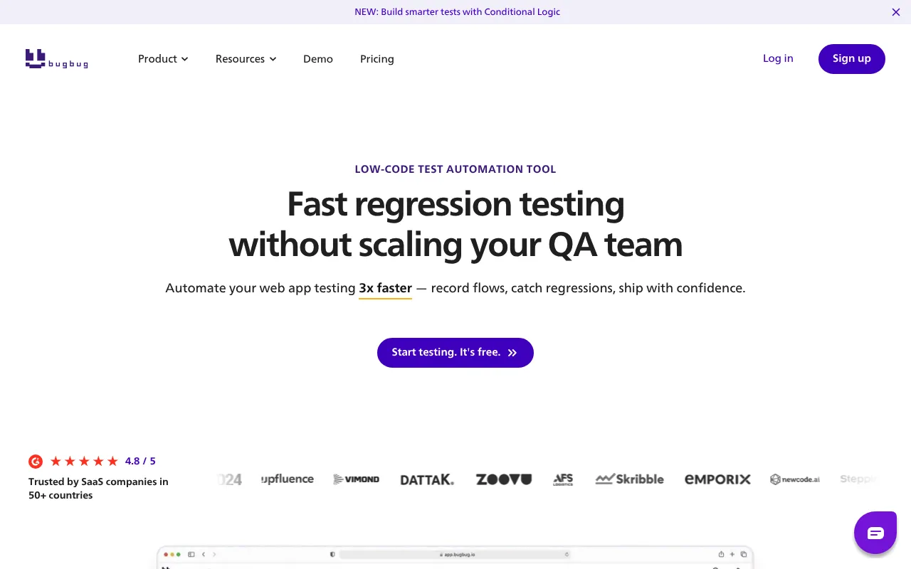 BugBug screenshot
