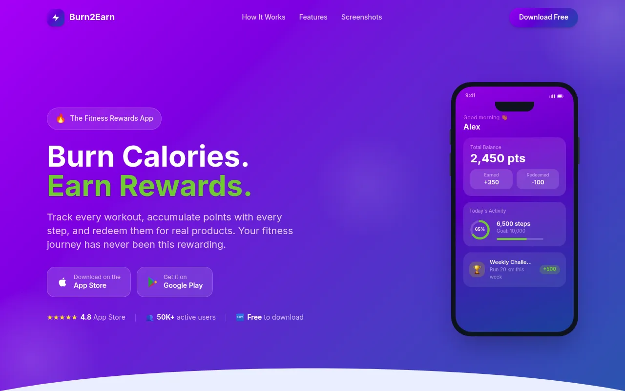 Burn2Earn screenshot