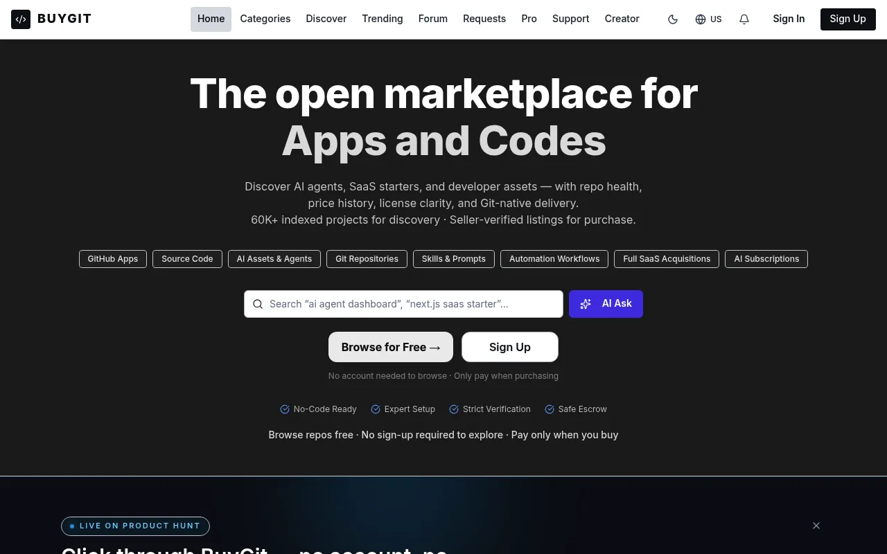BuyGit screenshot