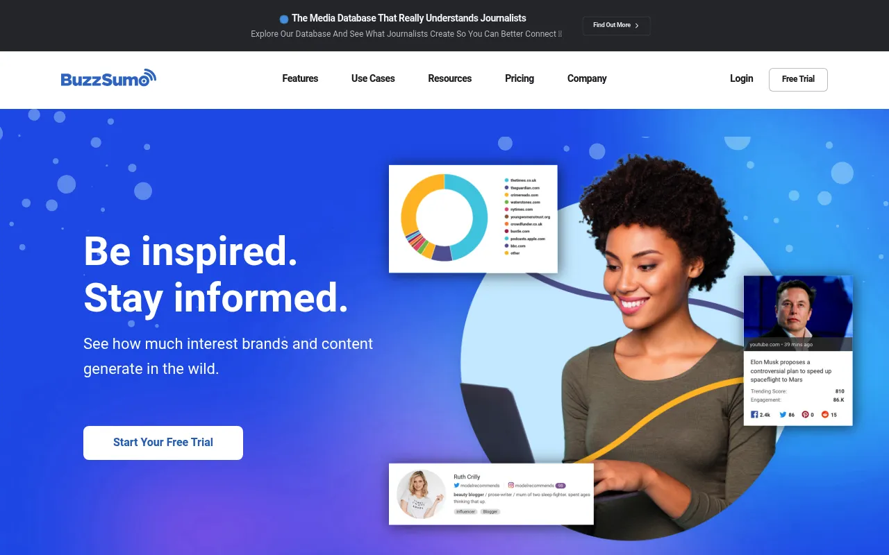 BuzzSumo screenshot