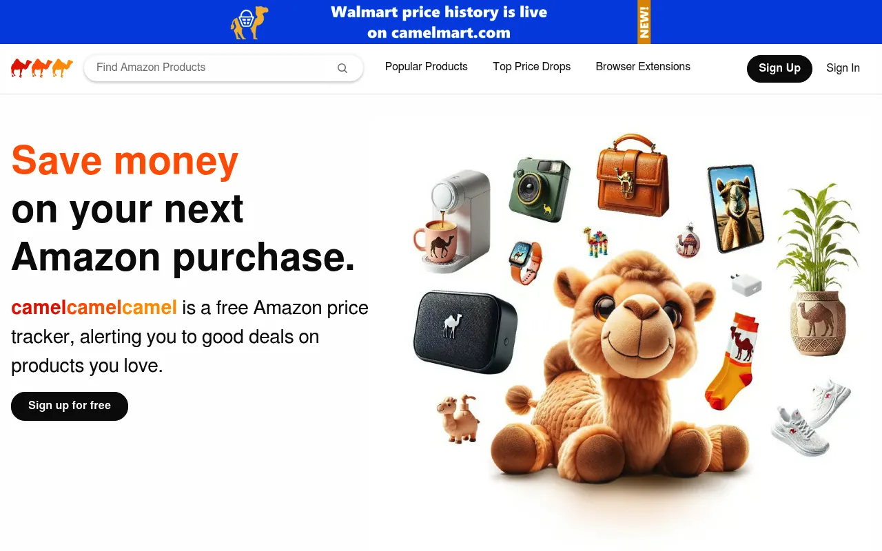 camelcamelcamel screenshot