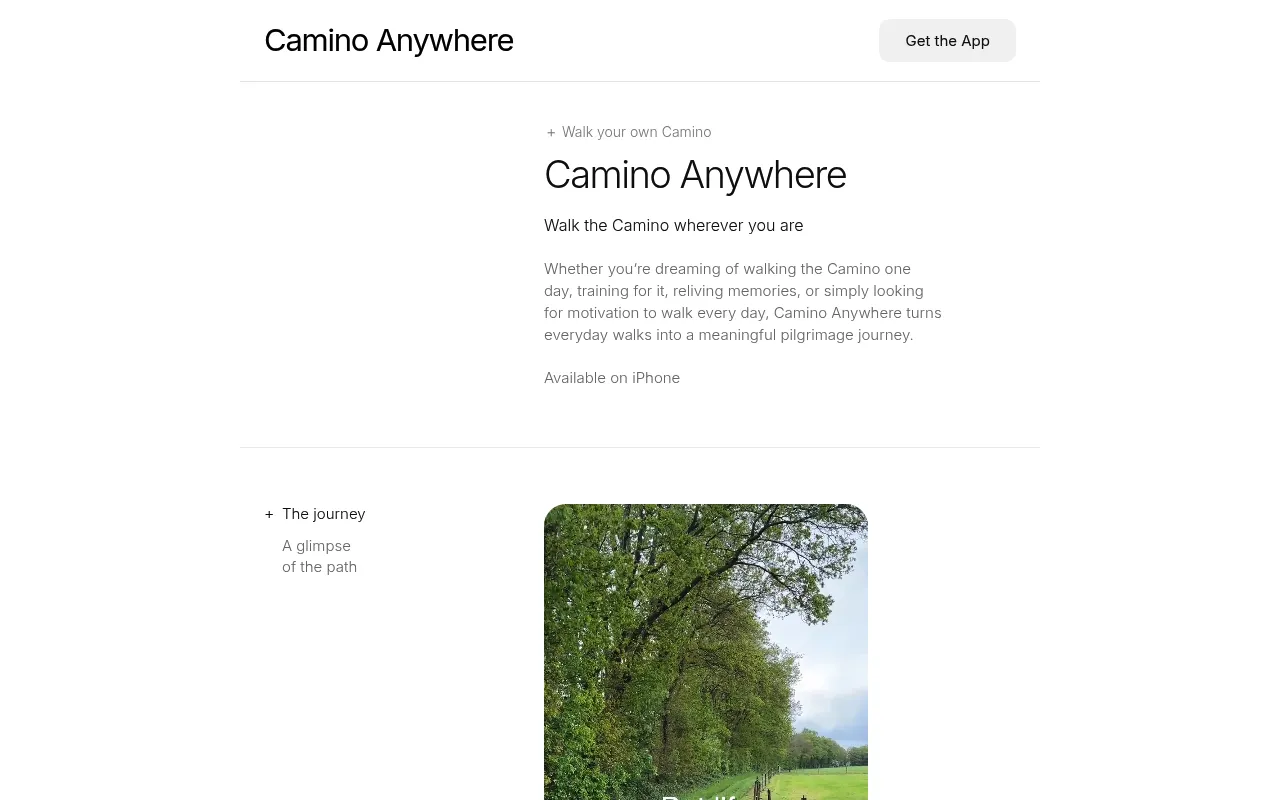 Camino Anywhere screenshot