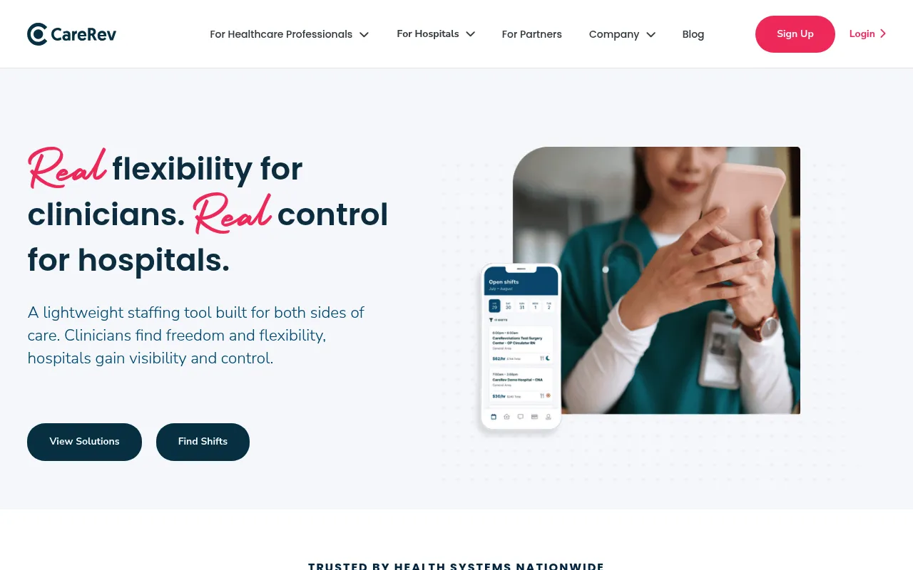 CareRev screenshot