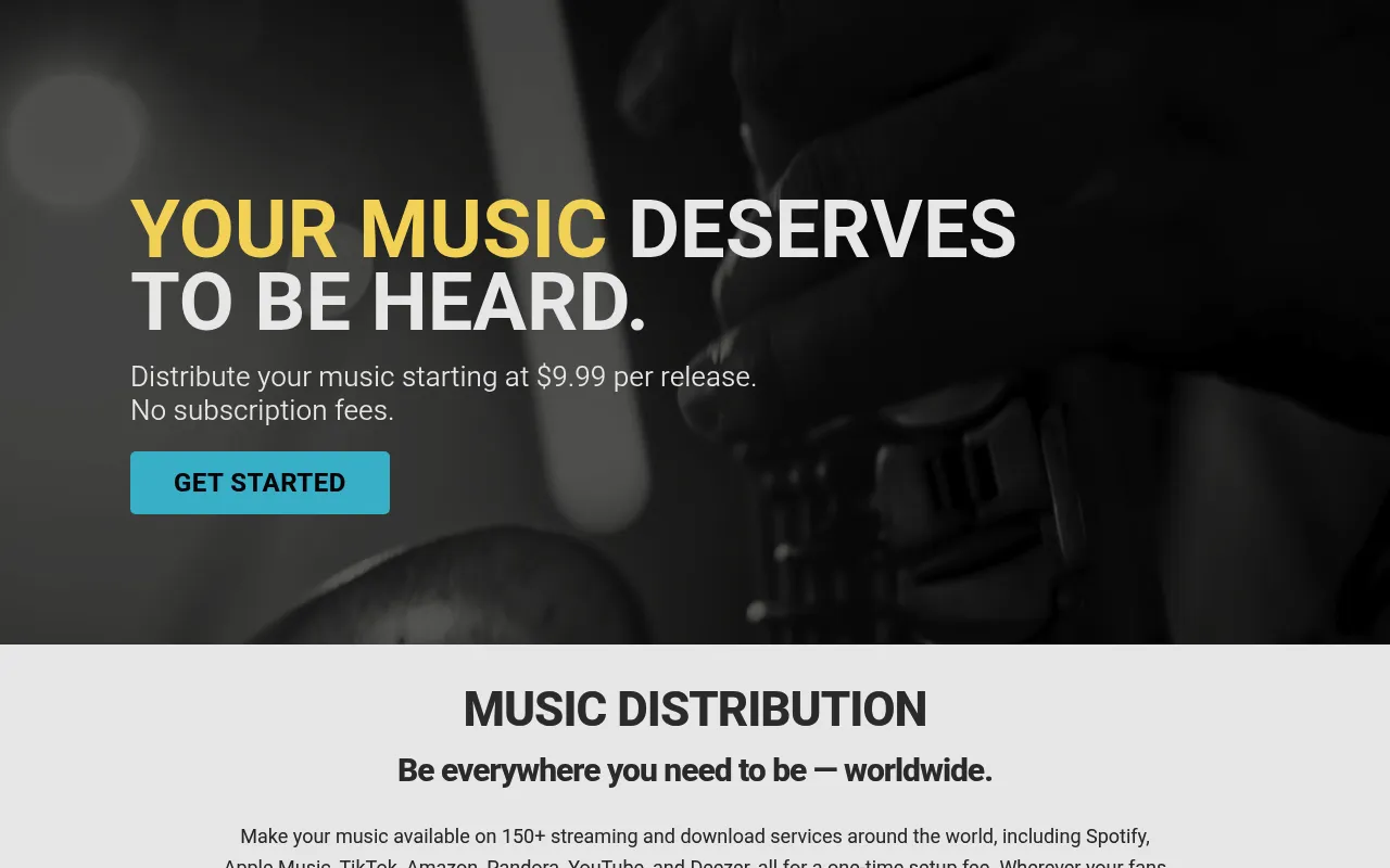 CD Baby screenshot