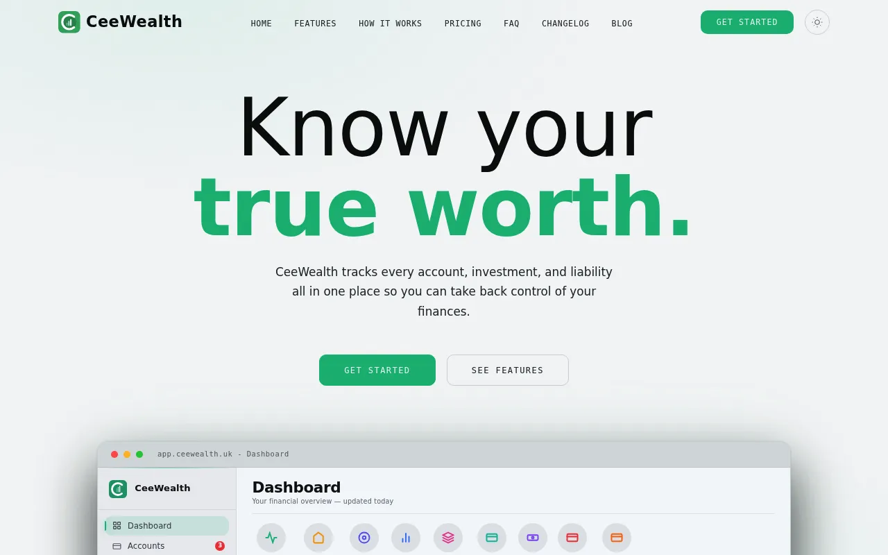 CeeWealth screenshot