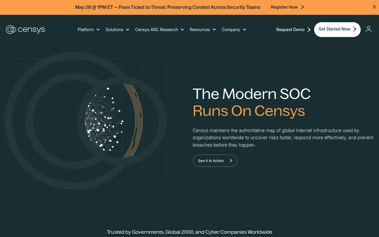Censys screenshot