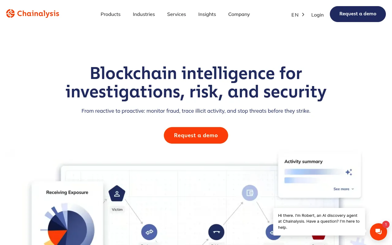 Chainalysis screenshot