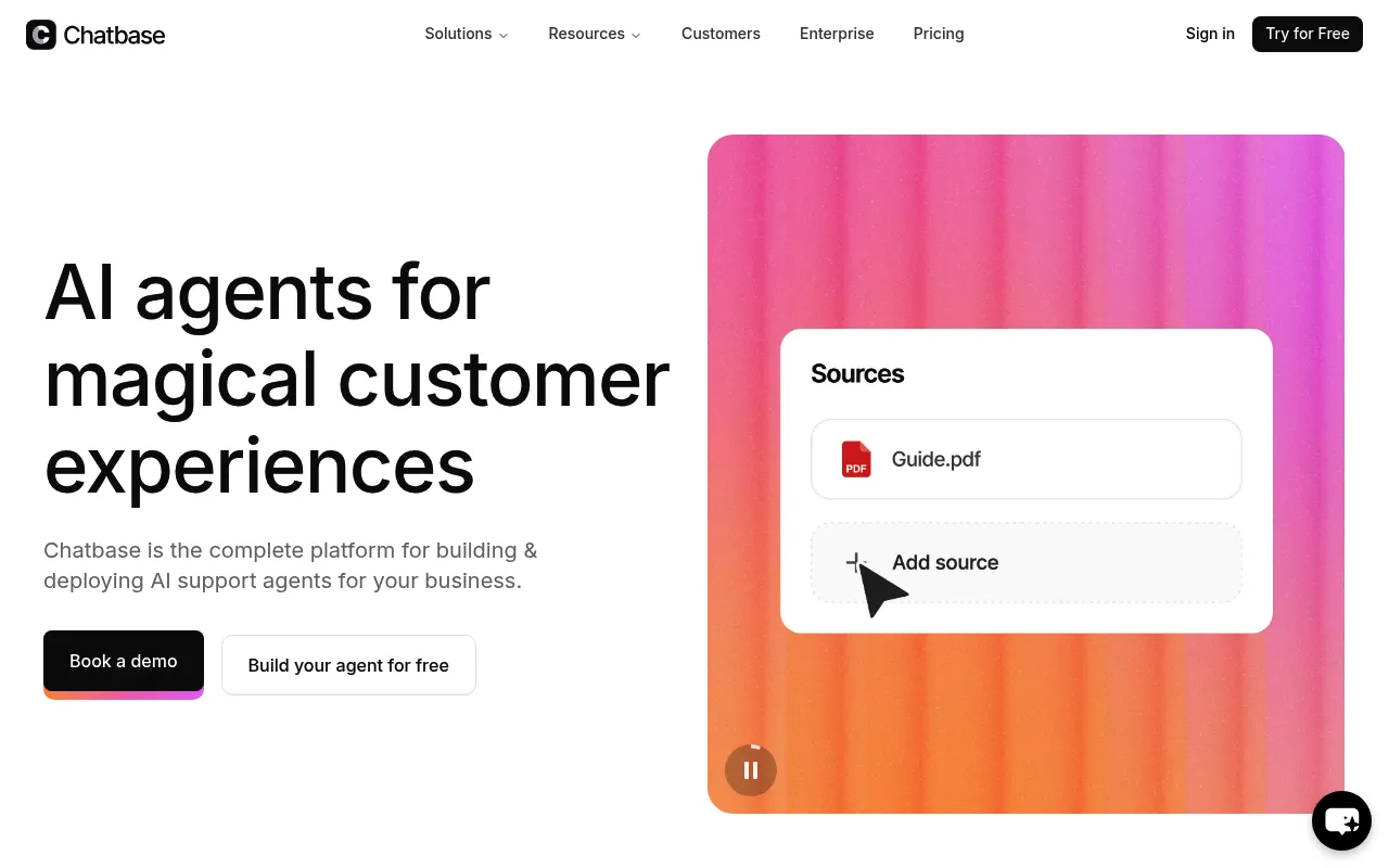 Chatbase screenshot
