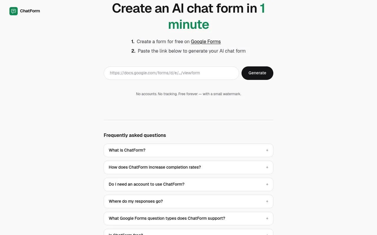 ChatForm screenshot