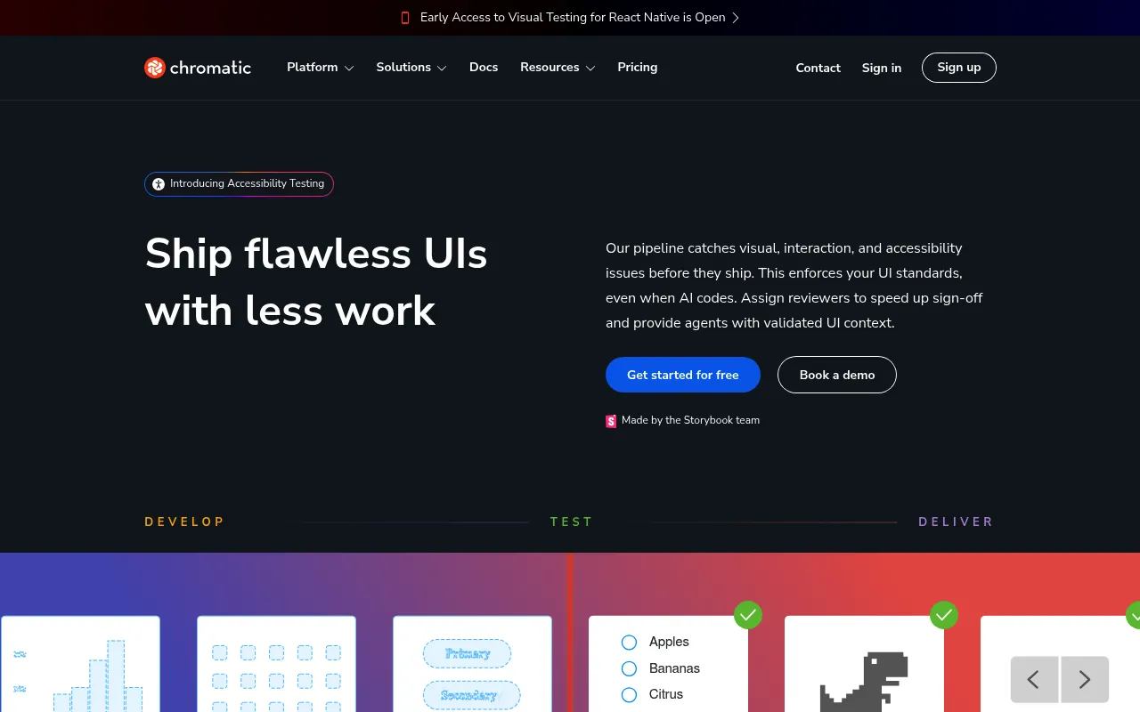 Chromatic screenshot