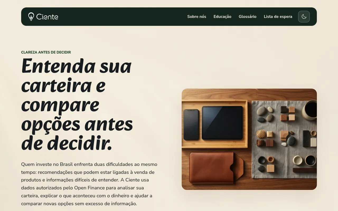 Ciente screenshot