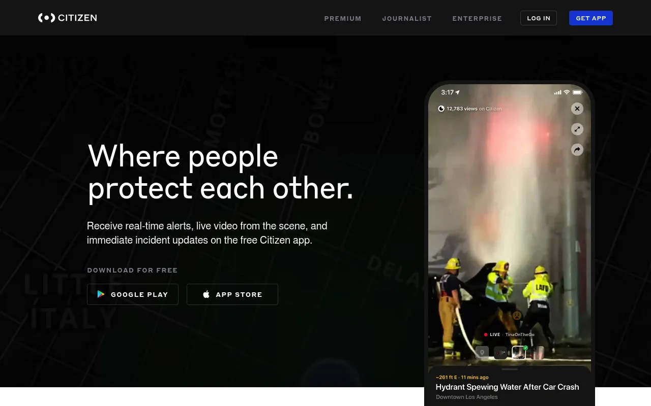 Citizen screenshot
