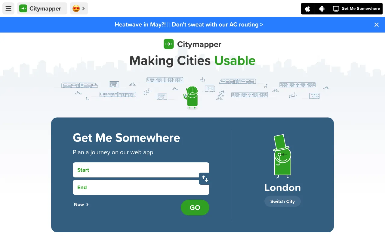 Citymapper screenshot