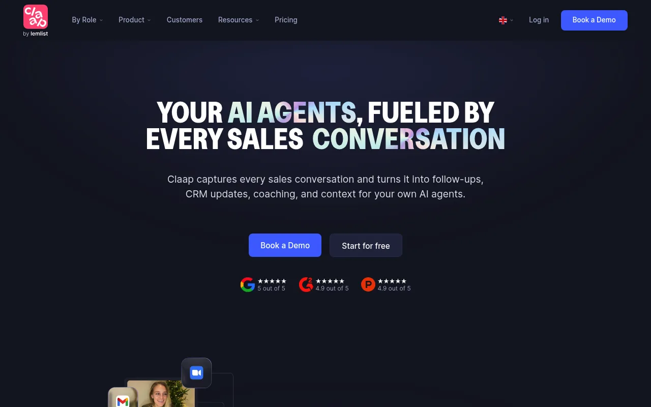 Claap screenshot