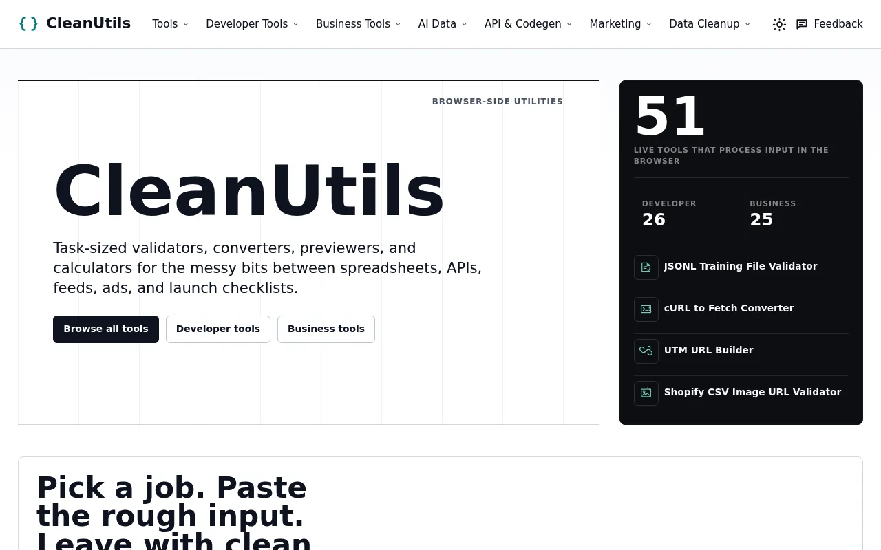 CleanUtils screenshot