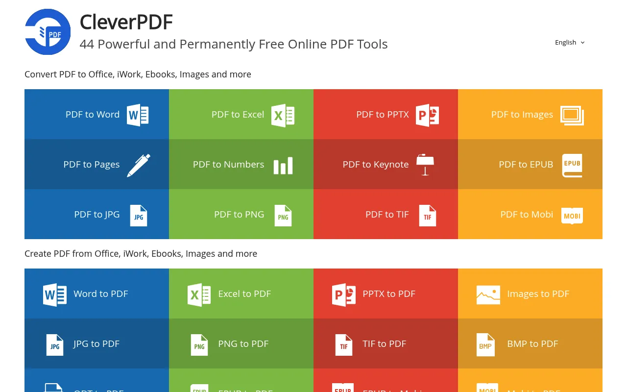 CleverPDF screenshot