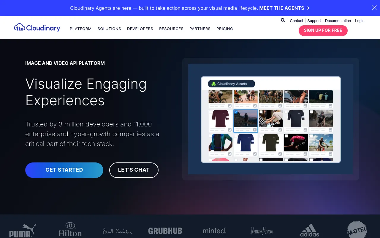 Cloudinary screenshot