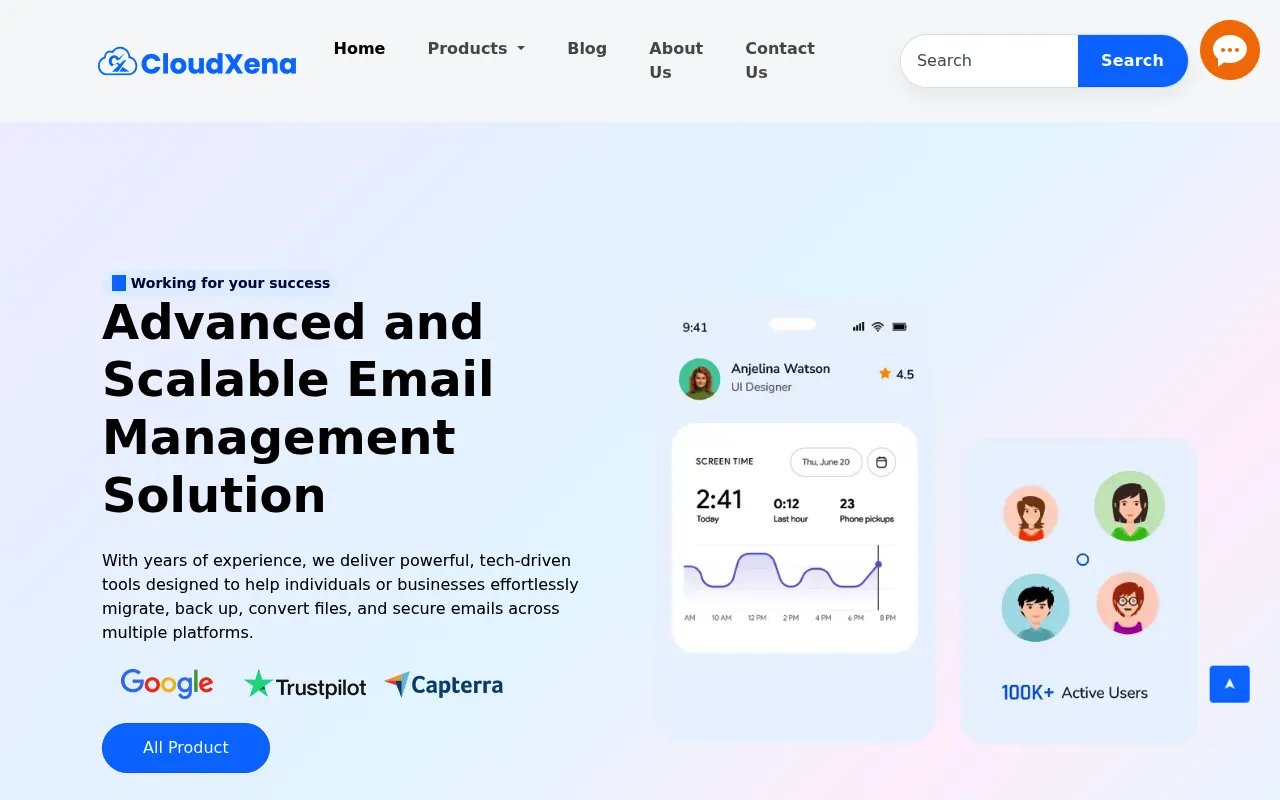 CloudXena screenshot