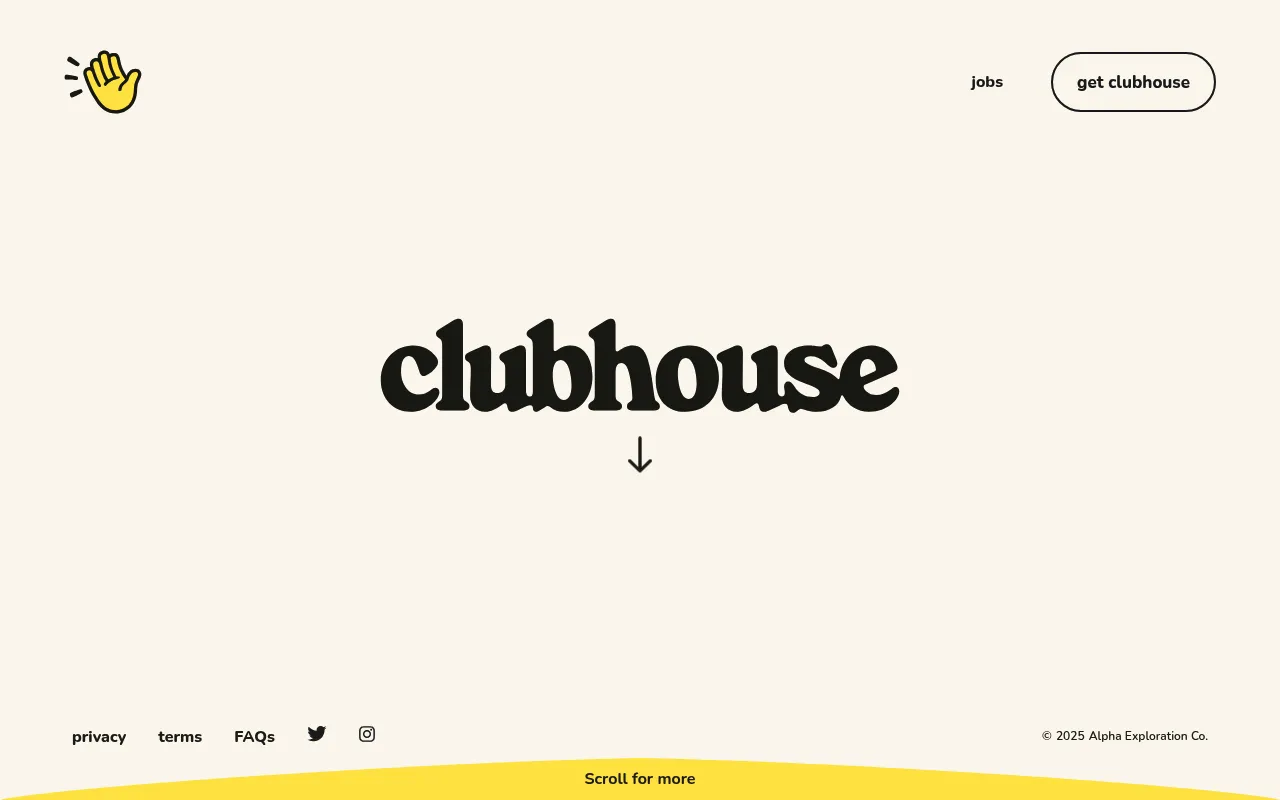 Clubhouse screenshot