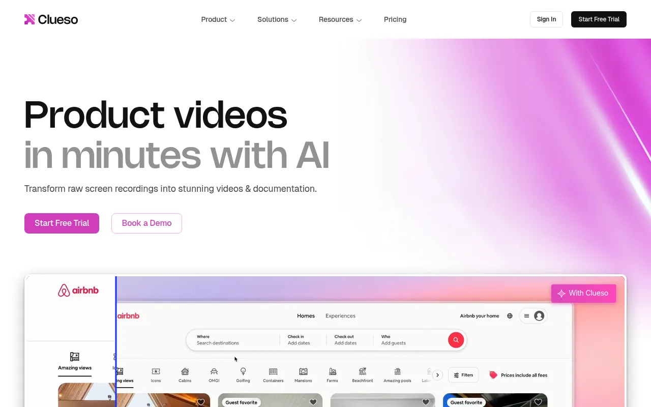 Clueso screenshot