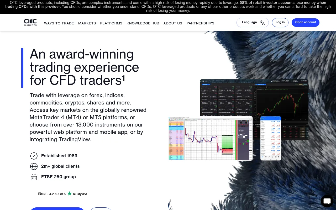 CMC Markets screenshot