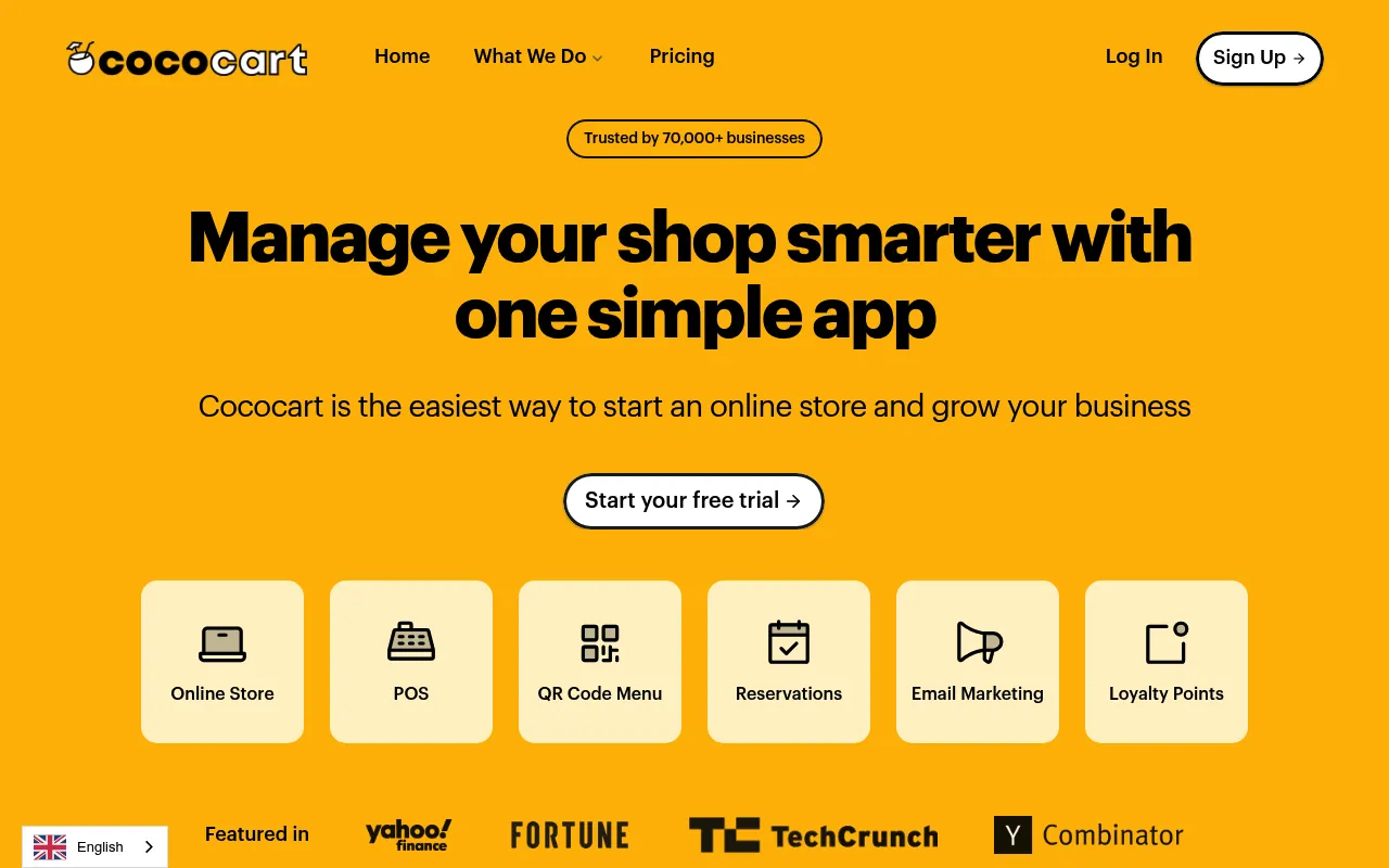Cococart screenshot