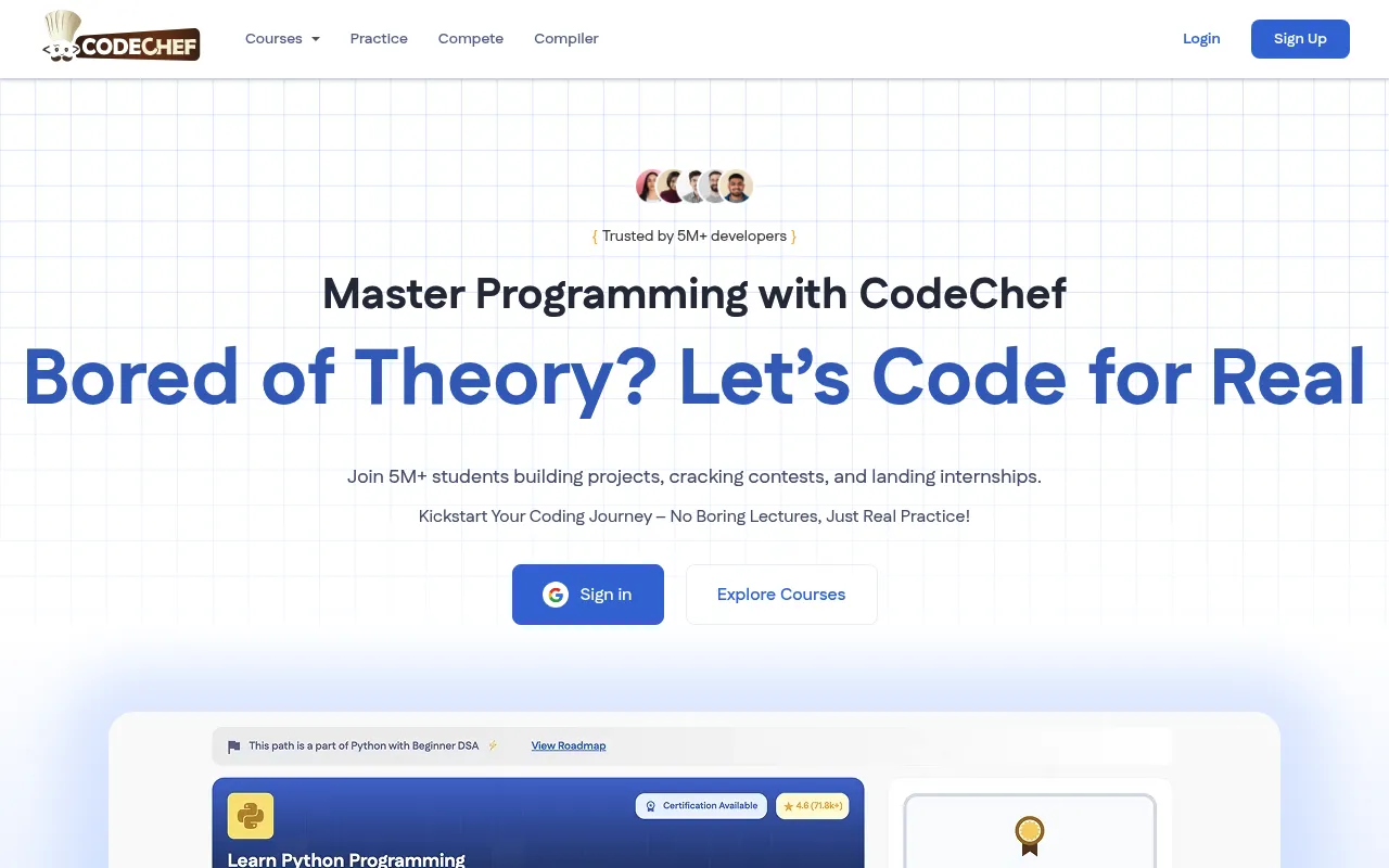 CodeChef screenshot