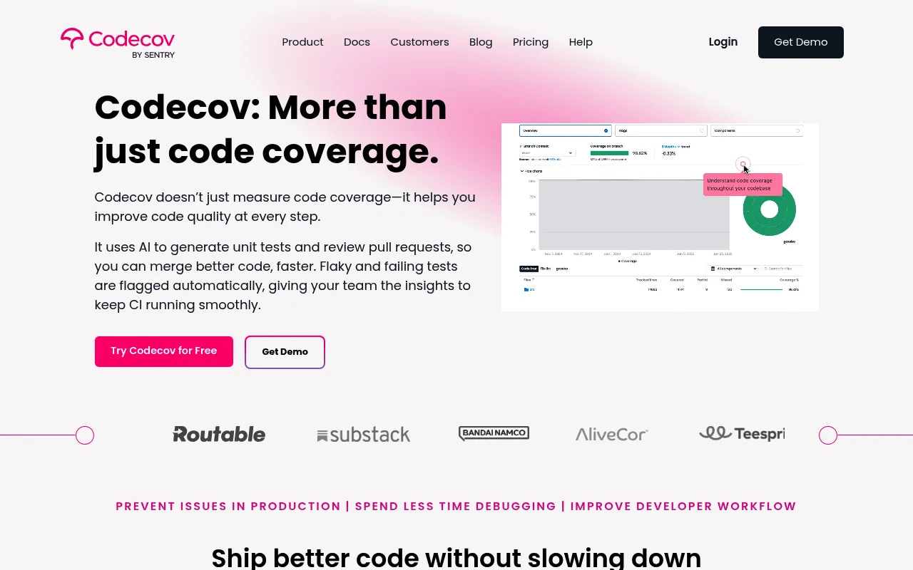 Codecov screenshot