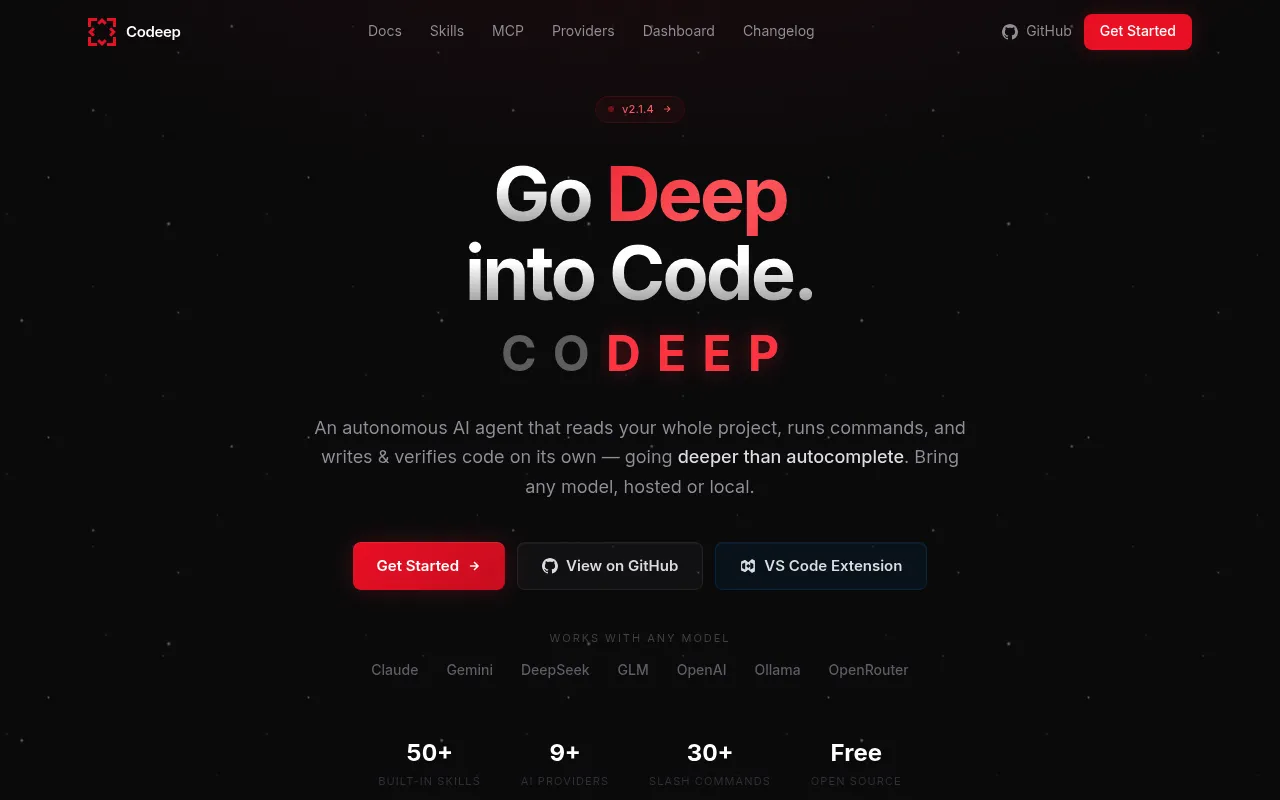 Codeep screenshot