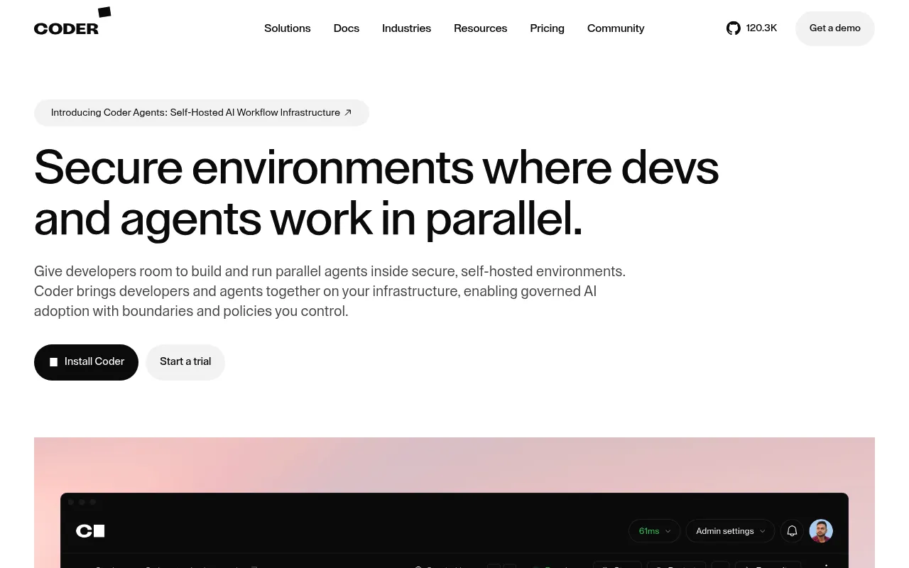 Coder screenshot