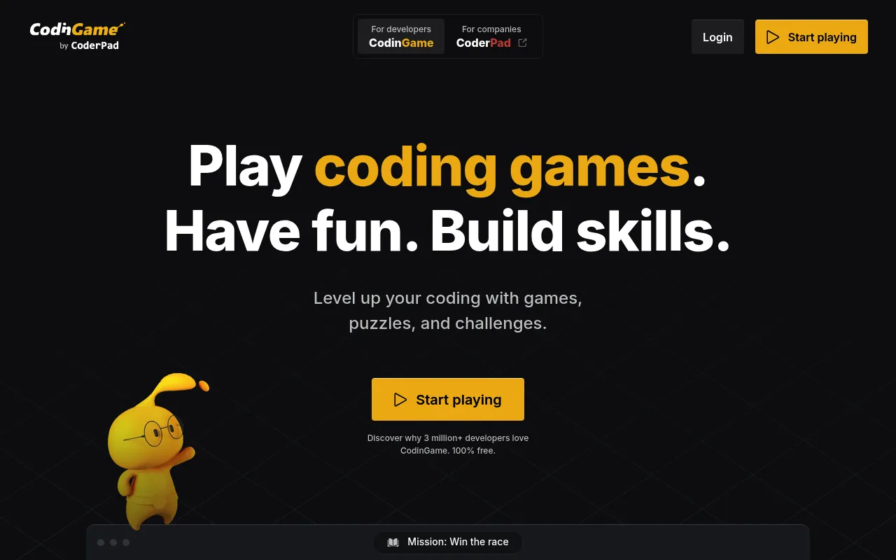 CodinGame screenshot