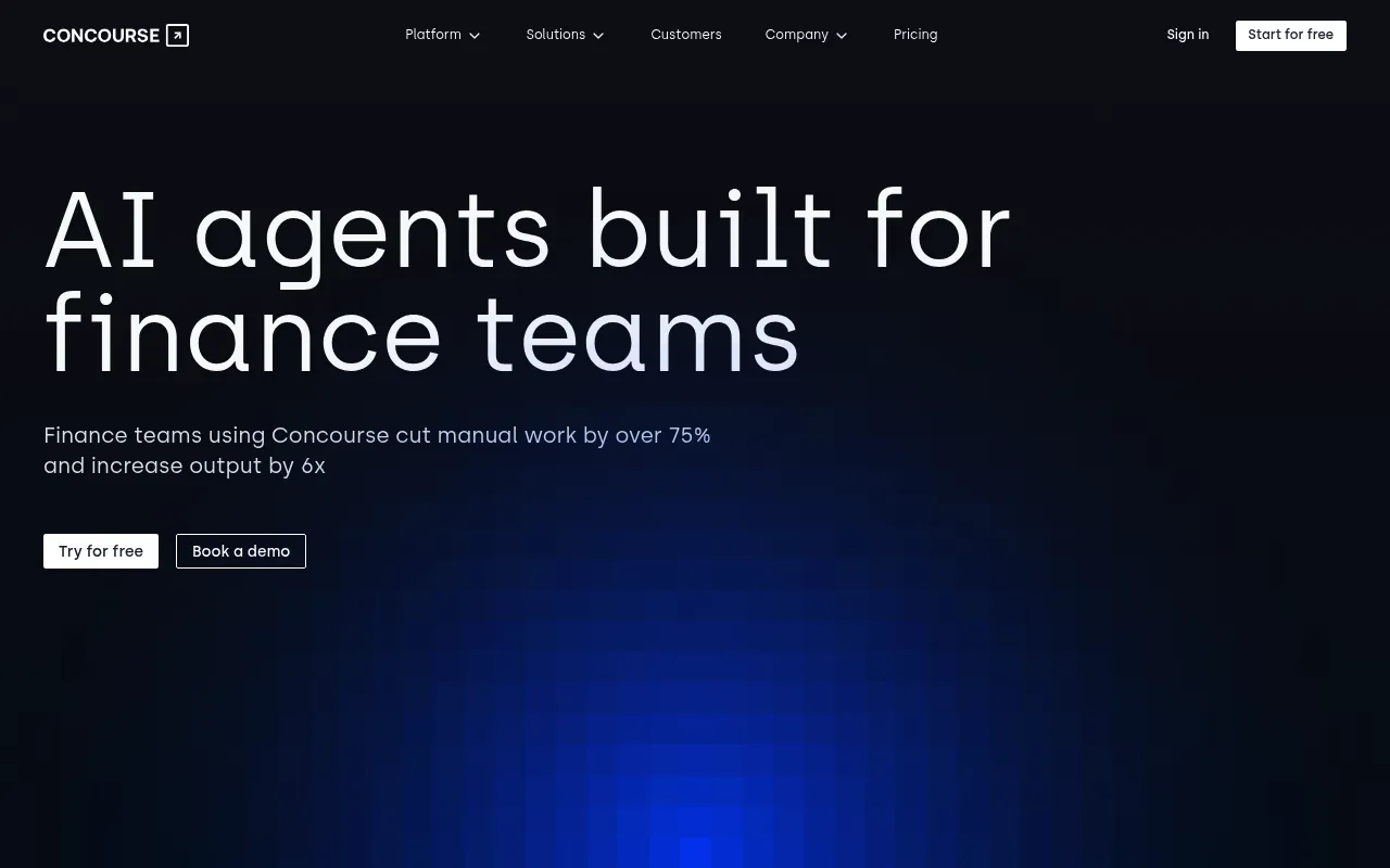 Concourse screenshot