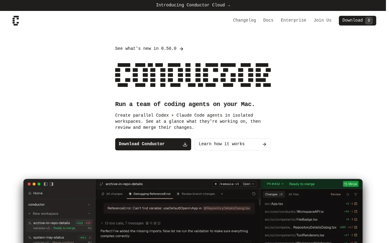 Conductor screenshot