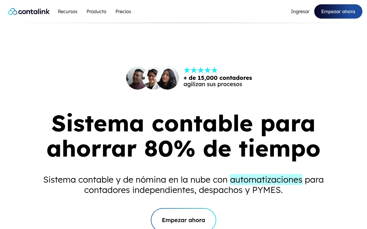 Contalink screenshot
