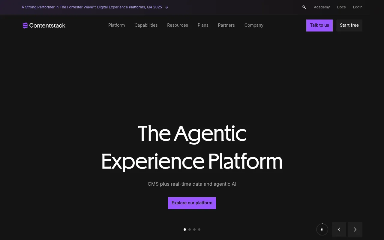 Contentstack screenshot