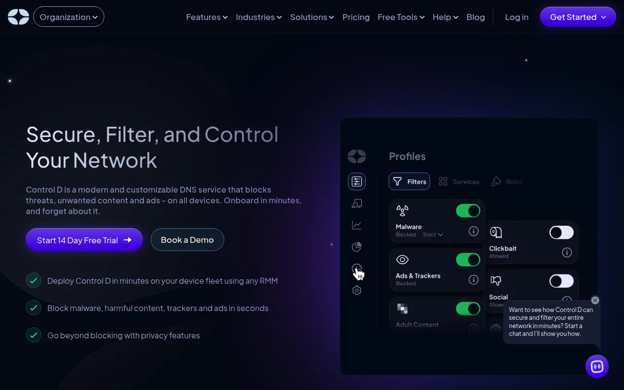 Control D screenshot