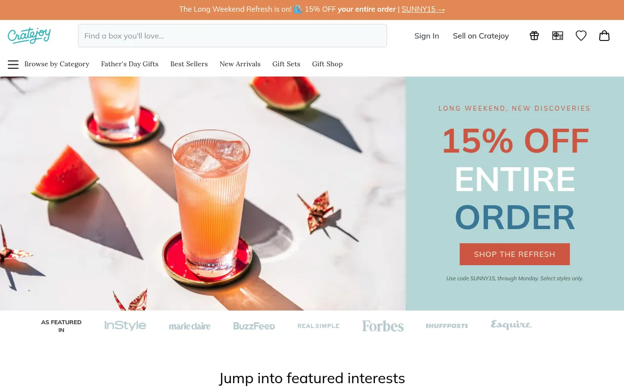 Cratejoy screenshot