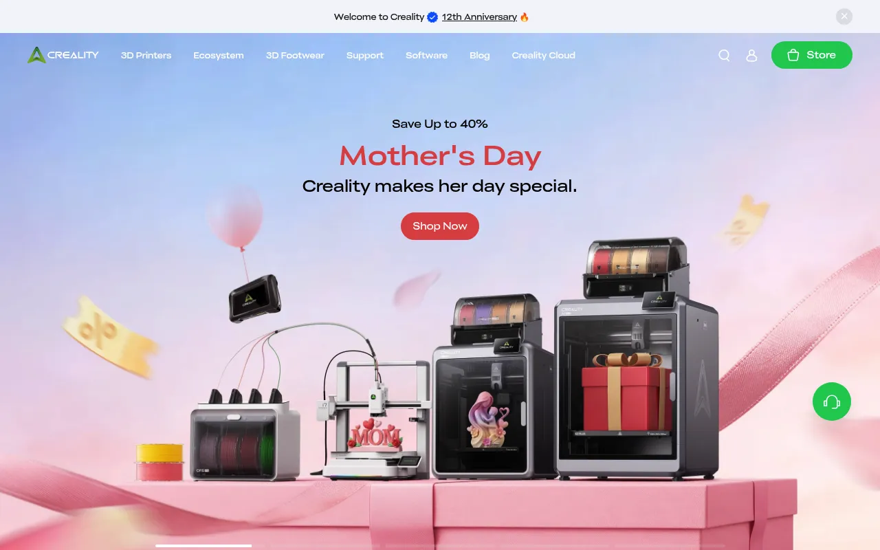 Creality screenshot