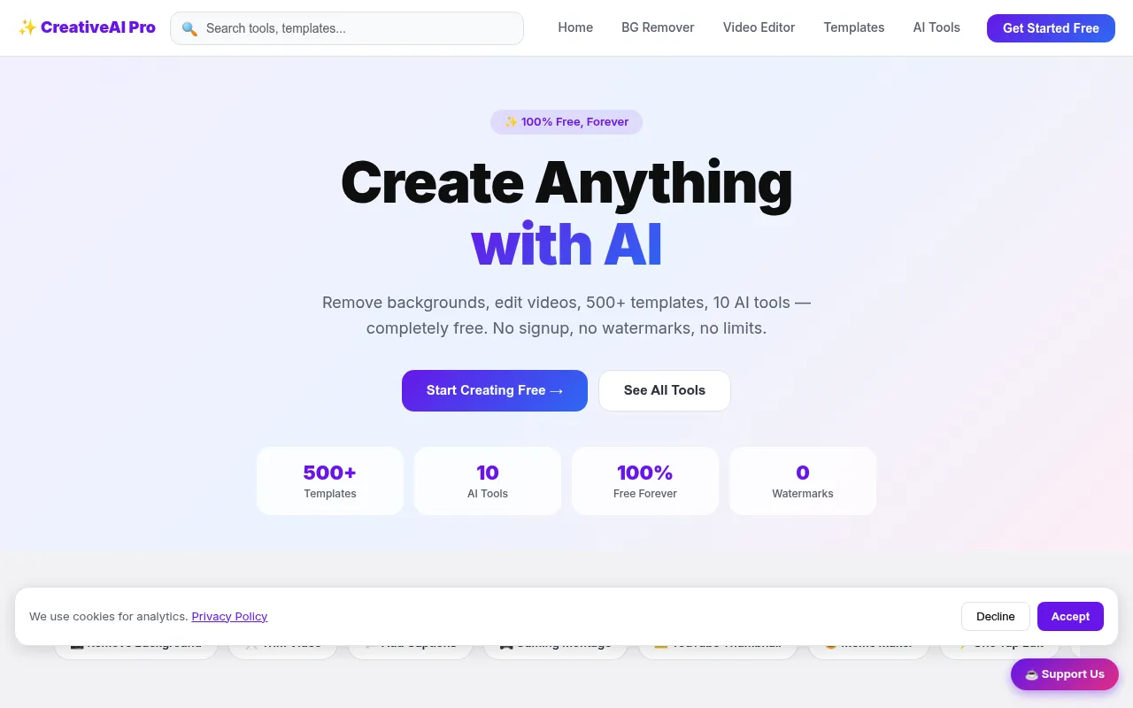 CreativeAI Pro screenshot