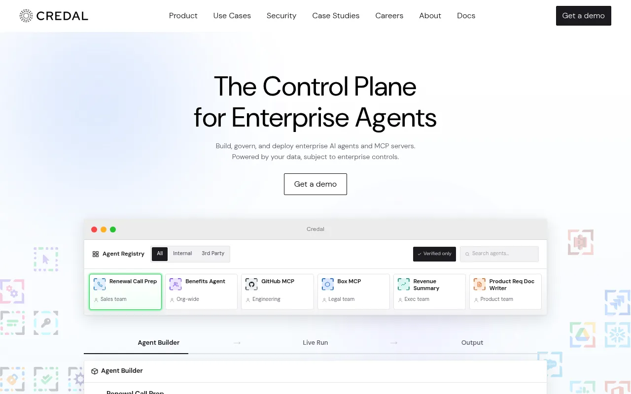 Credal screenshot