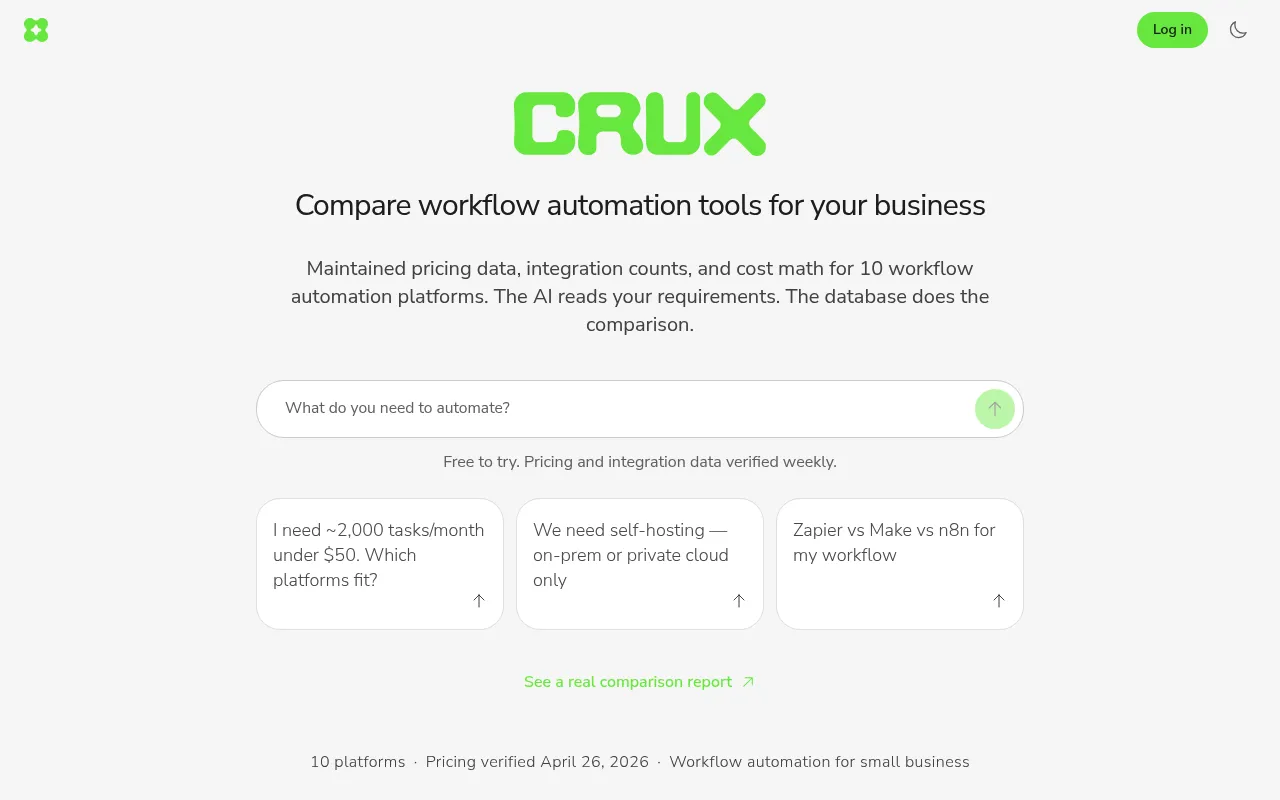 Crux screenshot