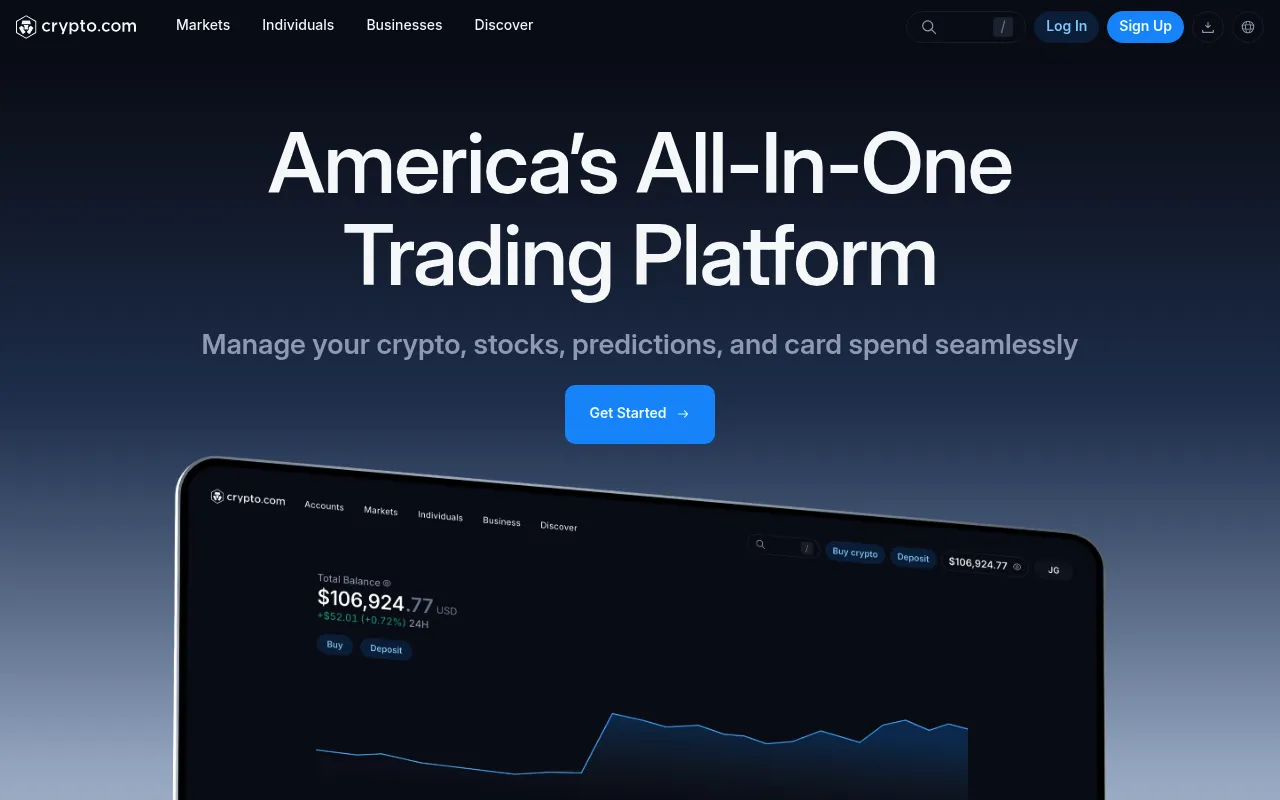 Crypto.com screenshot