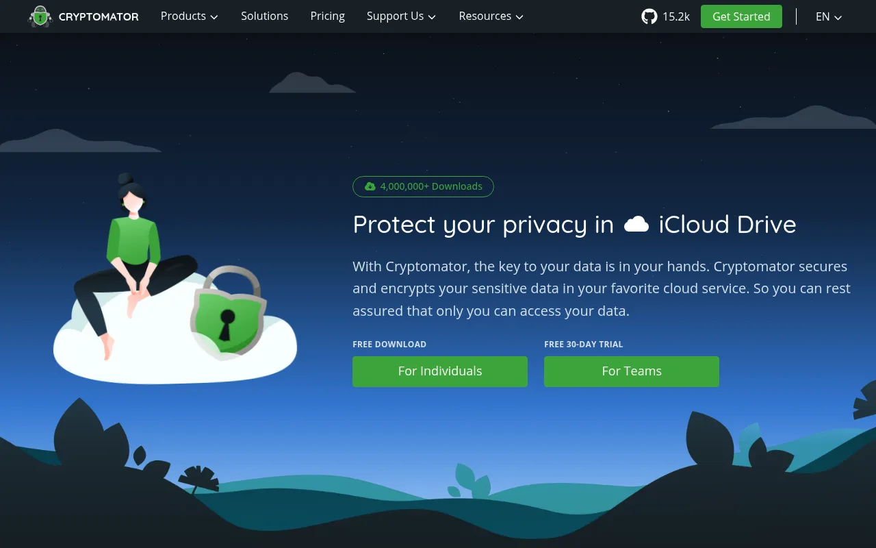 Cryptomator screenshot